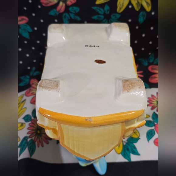 Japan Donkey Taxi Ceramic Vintage Planter Home Decor Accent - Picture 8 of 13